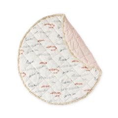 Pehr Baby Play Mat, Daydreamer | Ultra-Soft Quilted 100% Cotton Exterior with Plush Polyester Fiberfill | for Tummy & Playtime | 40” Diameter