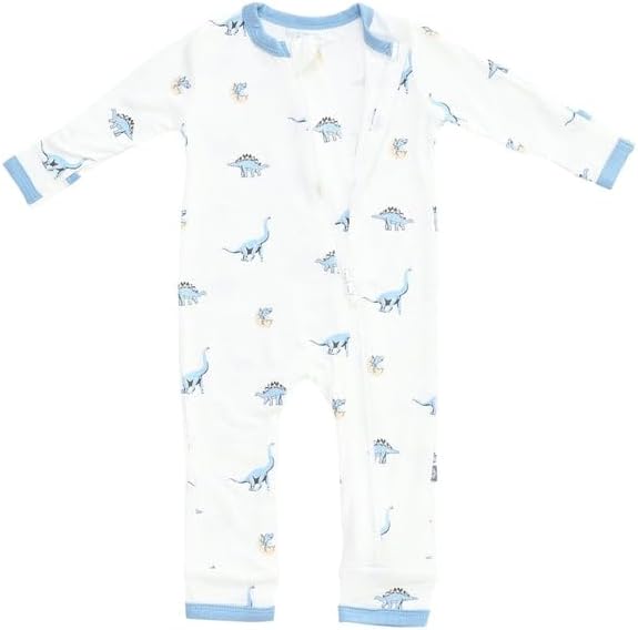 KYTE BABY Unisex Rayon Made From Bamboo Zippered Rompers 0-24 Months