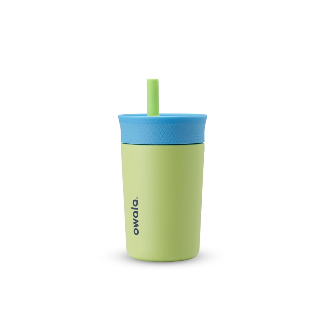 Owala Tumbler Kids Stainless Steel Water Bottle 12 oz Seas The Day