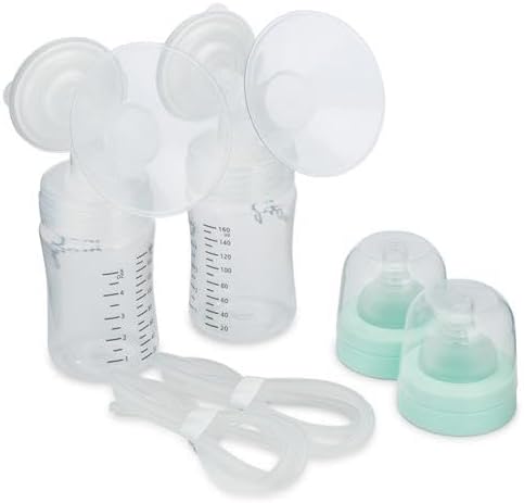 Motif Medical Luna Breast Pump Replacement Parts - Resupply Kit w/Milk Storage Containers, Bottle Caps, Tubings, Breast Sheilds, Lids, Connectors & More - Safe Easy-to-Use Breast Pump Kit (19mm)