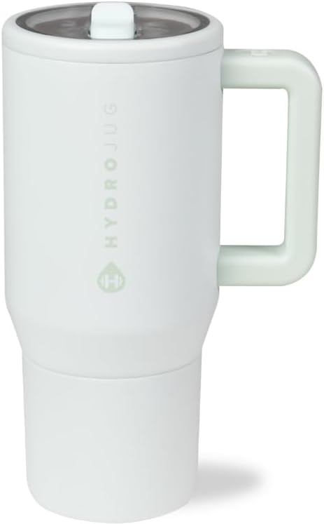 HydroJug Kids - 20 oz Insulated Kids Water Bottle with Flip Straw & Handle | Leak-Proof & Durable | Perfect for School, Sports, Lunch, Travel & Camp, Beryl