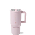 HydroJug Traveler 20oz Kids Insulated Tumbler with Handle, Pink Sand