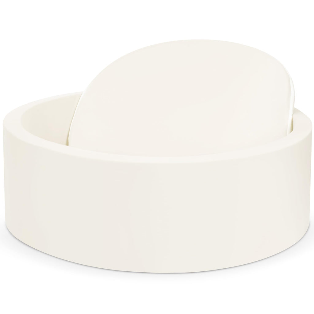Baby Foam Ball Pit, 35.4"x 11.8" Ball Pits for Toddlers White