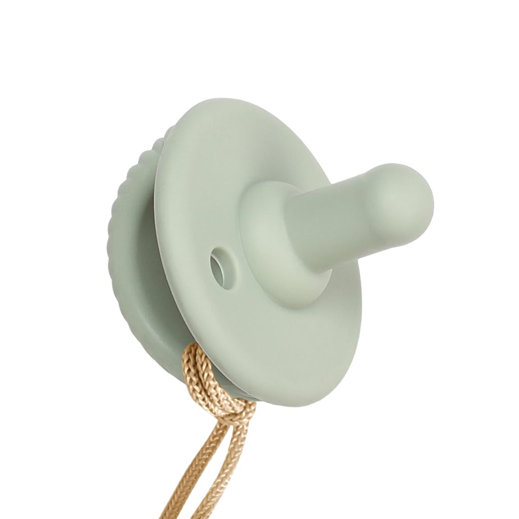 Itzy Ritzy Pacifier & Lovey Set, Silicone Binky w/Stuffed Animal, Mushroom