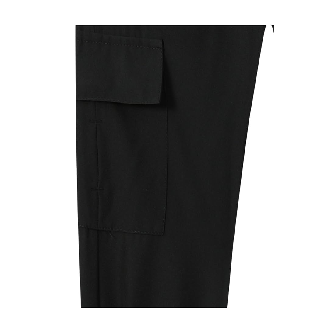 Muaney Toddler Boys Cargo Jogger Pants Baby Boys Sweatpants Thin Quick Dry Casual Pull On Pants（218Black18-24M）