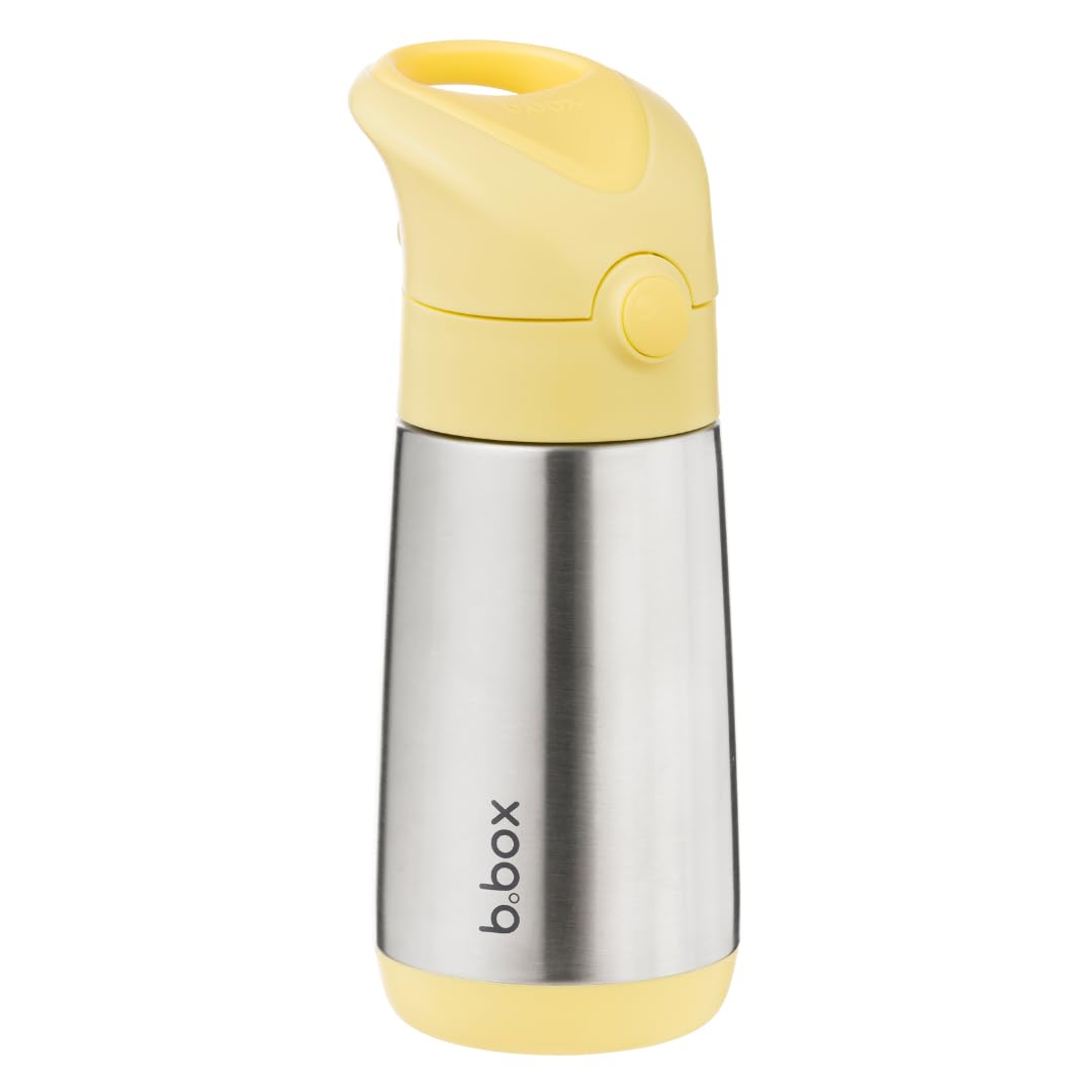 b.box Insulated Water Bottle for Kids, 12 oz Toddler Water Bottle