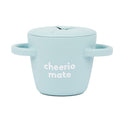 Bella Tunno Happy Snacker – Spill Proof Snack Cups for Toddlers and Babies, Snack Containers Made from Silicone BPA Free, Soft Opening & Removable Lid (Cheerio Mate)