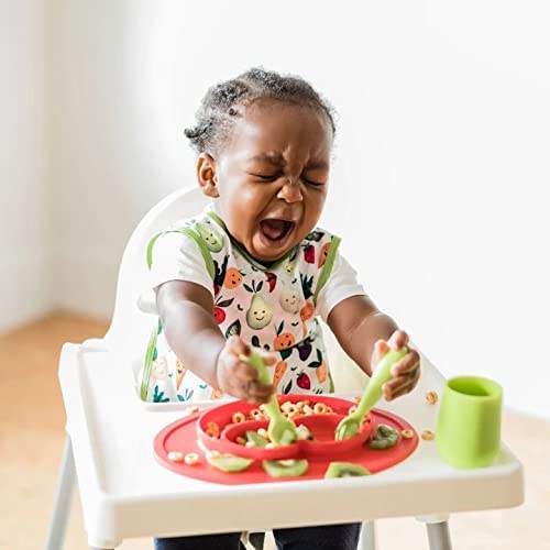 BapronBaby Market Fresh Bapron - No Neck Tie Safer Bib for Baby & Toddler - Soft Waterproof Stain Resistant - Machine Washable - Sz Preschool 3-5yrs