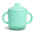 Catii Premium Silicone Baby Straw Cup 5 floz, BPA-Free Food-Grade Silicone Sippy Cup for Infants and Toddlers 6months+, Leak-Resistant, Durable, Easy-Grip Training Design (Green)