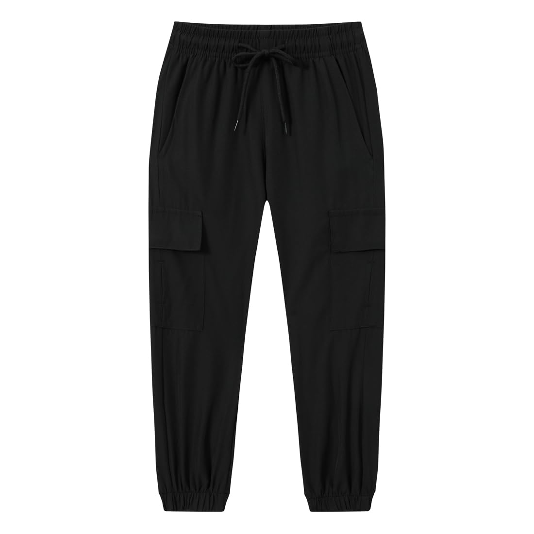 Muaney Toddler Boys Cargo Jogger Pants Baby Boys Sweatpants Thin Quick Dry Casual Pull On Pants（218Black2T）