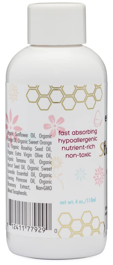 USDA Organic Stretch Mark Oil for Pregnancy - Ultra Moisturizing Belly Oil