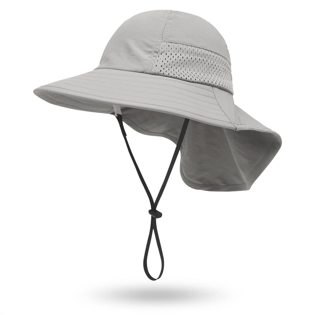 Baby Sun Protection Hat for Infant Toddlers Boys Girls UPF 50+ Sunhat for Outdoor Beach Swim (US, Age, 6 Years, 12 Years, Blue)