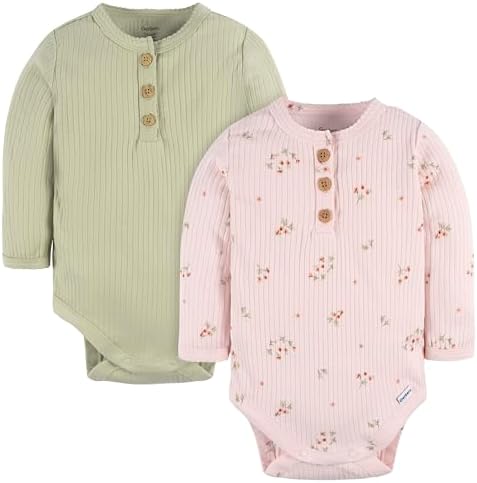 Gerber unisex-baby Baby Boys' and Baby Girls' 2-pack Bodysuits