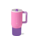 HydroJug Traveler 20oz Kids Insulated Tumbler with Handle, Pink Sugar