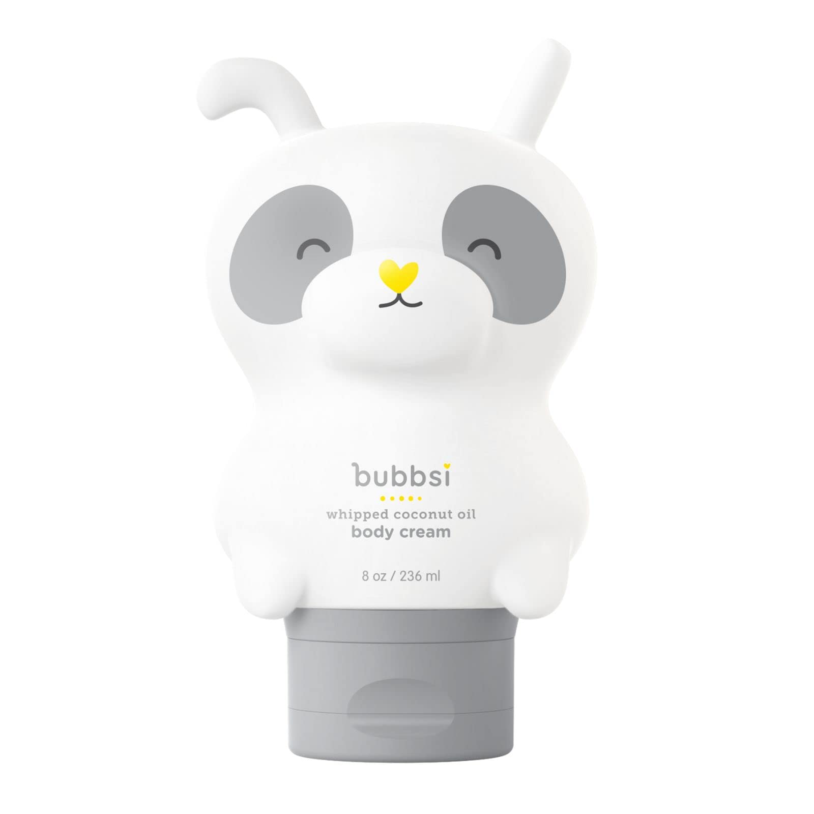 Bubbsi Newborn Baby Body Lotion - Deeply Moisturizing Whipped Organic Coconut Oil for Baby Skin, Vegan Toddler Moisturizer with Shea Butter, Vitamin E, Natural Scent (Refillable, 8oz)