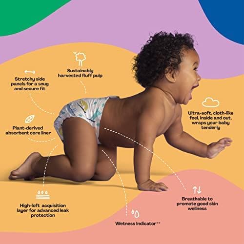Hello Bello Premium Baby Diapers Size 2, 30 Count of Disposable, Extra-Absorbent, Hypoallergenic Diapers with Snug and Comfort Fit, Sleepy Sloth