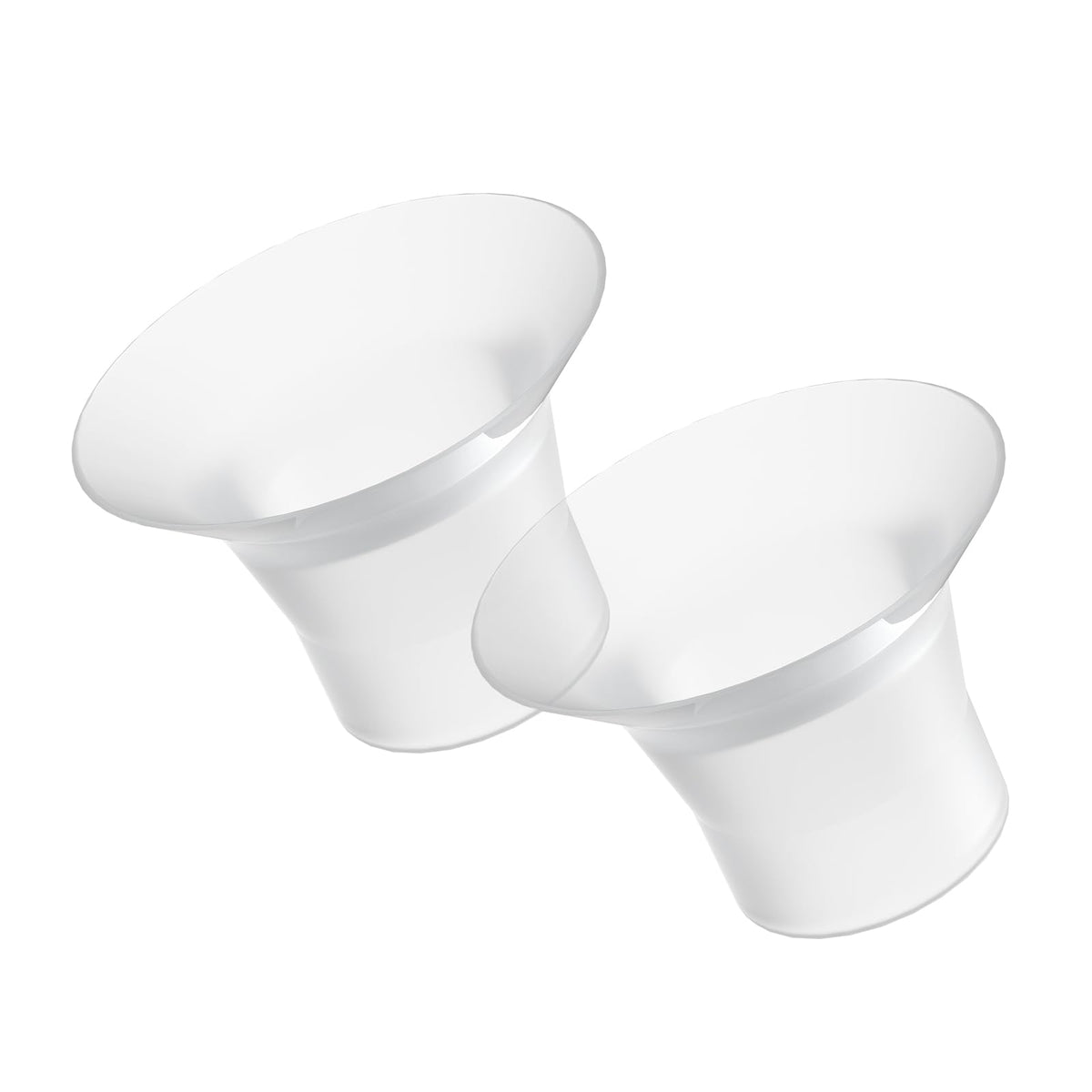 Paruu P10 Full Set Collector Cup, Original Breast Pump Parts, Wearable Breast Pump Replacement Accessories, 1 Set