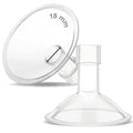 Maymom MyFit Crater Series 18 mm Two-Piece Design Small Breastshield Compatible with Medela Breast Pump Pump Parts; Replace Medela Shields; Fit Flex Connector; 2pc