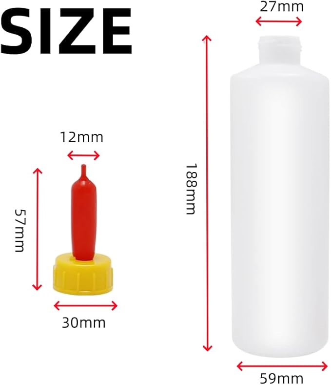 6Pcs Goat Feeding Bottles 400 ml/13.5 oz and 12 Nipples, Lamb and Kid Bottle, Livestock Baby Bottle for Sheep,Lamb,Calf and Other Mammal Feeding Bottles