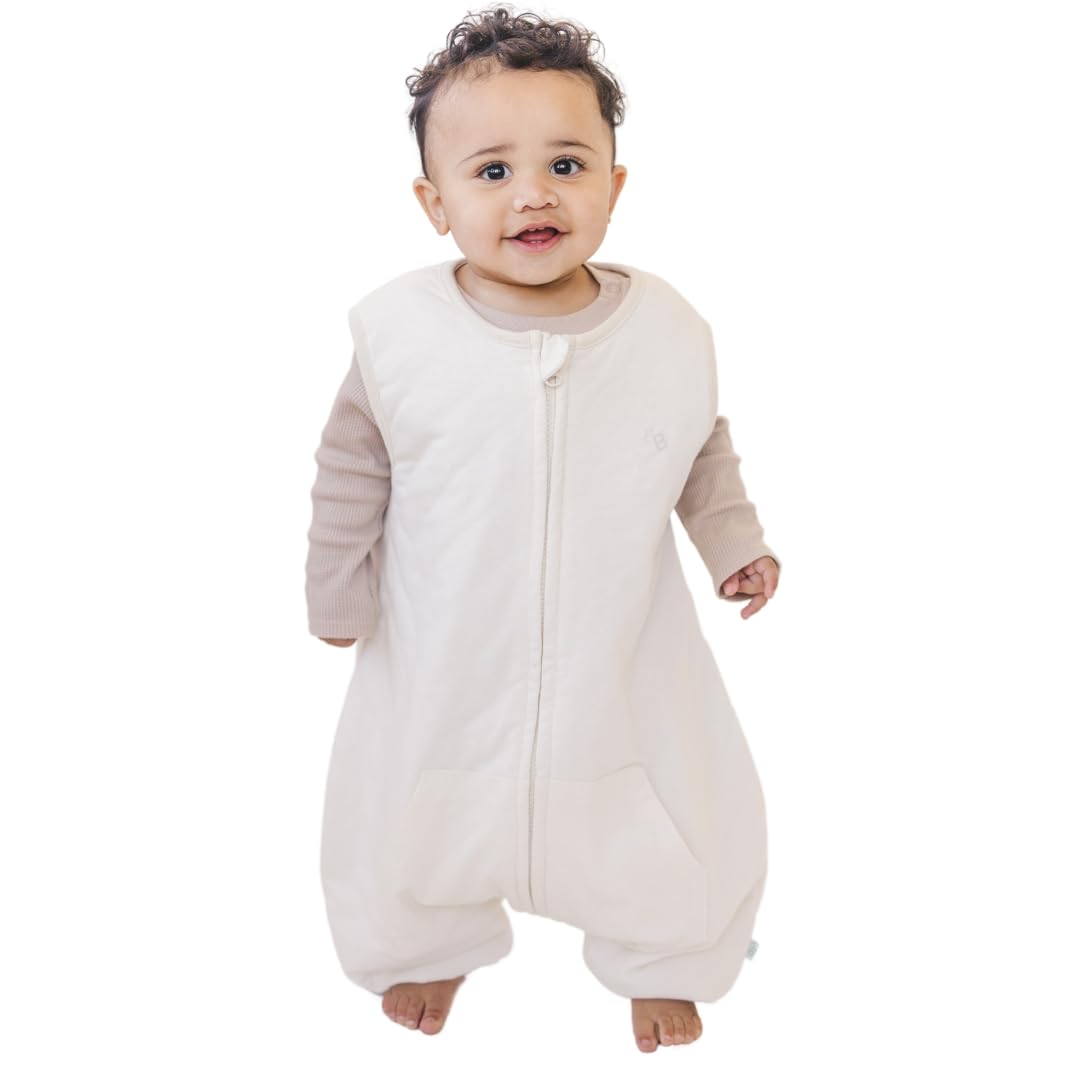 Dreamsuit: Toddler Sleep Sack with Legs, Rayon Made from Bamboo, 1.2 TOG