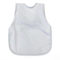 BapronBaby Minimalist Light Grey Bapron - No Neck Tie Safer Bib for Baby & Toddler - Soft Waterproof Stain Resistant - Machine Washable - Sz Preschool 3-5yrs