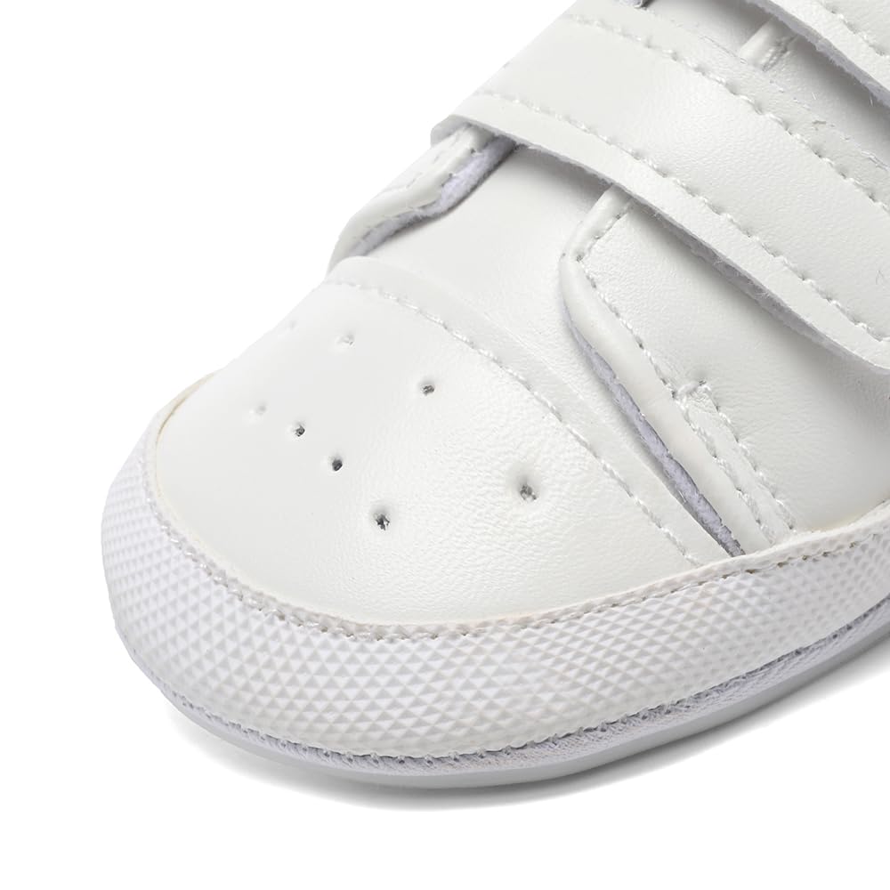 Clowora Baby Boys Girls Shoes Non-Slip Rubber Sole Sneakers Infant First Walking Toddler Crib Shoes Newborn Loafers Flats. (11-8/Multi Color,0-6 Months)