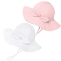 Baby Girl Sun Hat Kids Summer Beach Wide Brim Hats Toddler Bucket Hat 0-6M