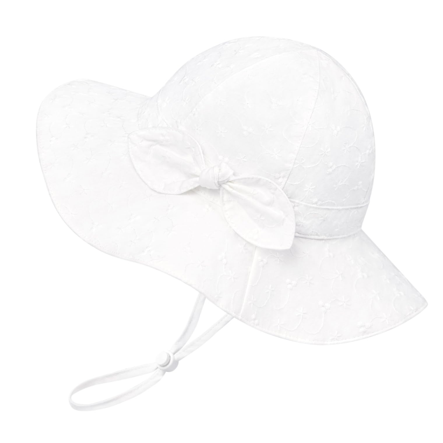 Baby Girl Sun Hat Kids Summer Beach Wide Brim Hats Toddler Bucket Hat 0-6M
