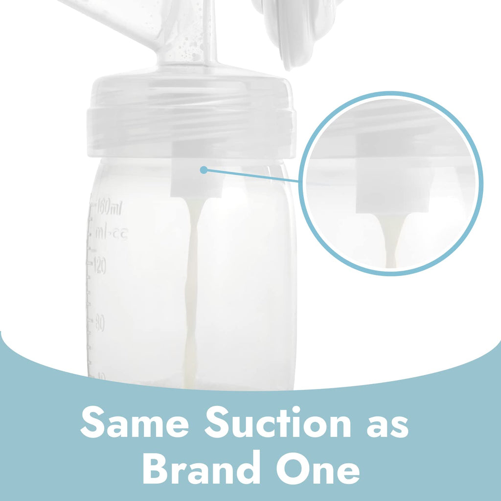 [6+2] Papablic Duckbill Valves Compatible Spectra S1 S2 & Medela, White