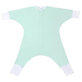 SleepingBaby Flying Squirrel Toddler Pajamas with Practical Zipper for Quick Diaper Changes and Travel Comfort - Mint - 4-5T