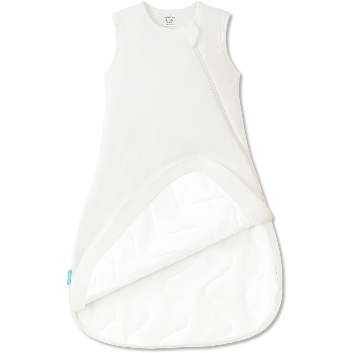 PurComfy Supersoft Sleep Sack 1.0 TOG, Bamboo Viscose, 0-3 Months, Dolphin