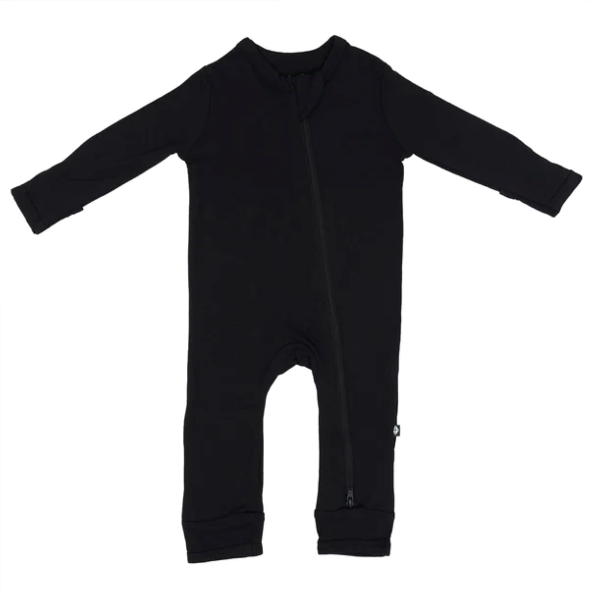 KYTE BABY Soft Bamboo Rayon Rompers, Zipper Closure, 0-24 Months (18-24 Months, Midnight)