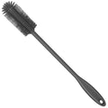 Purtribe Silicone Bottle Brush, Long Handle Bottle Cleaner Brush, Charcoal
