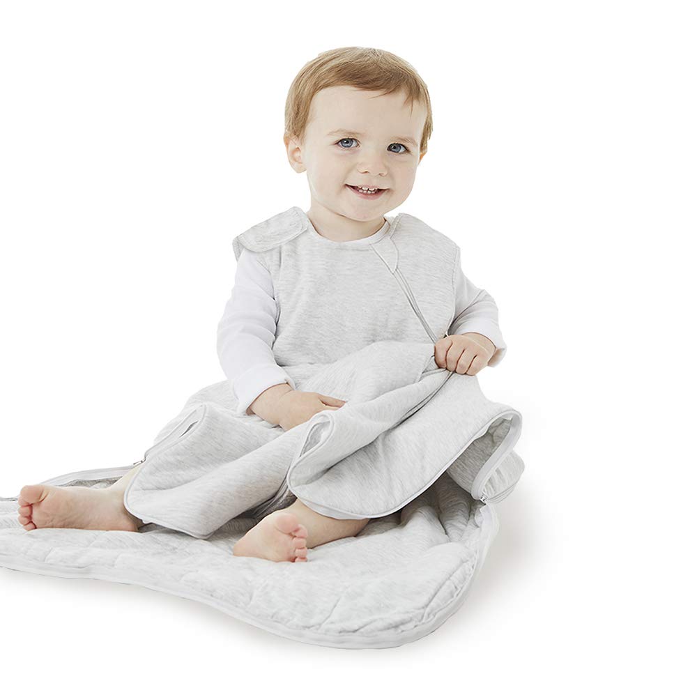 GUNAMUNA Sleep Sacks for Babies Toddlers and Newborns, Easy Changing Diaper Zipper, 2.5 TOG, Sage, 3-9 Months