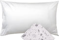 WeeSprout Toddler Polyester Organic Cotton Shell and Pillowcases, Small Kids Pillow, Soft and Supportive Polyfiber Filling, Machine Washable, 18 x 13 x 3 (White + Safari Print, 3 Piece Set)