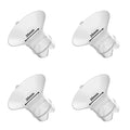 Upgraded Flange Inserts 17mm for 24mm Flange/Shield of Most Pumps Compatible with Momcozy/Medela/Spectra/eufy/Elvie/Lansinoh/TSRETE/Paru Breast Pump, Reduce 24mm Nipple Tunnel Down to 17mm