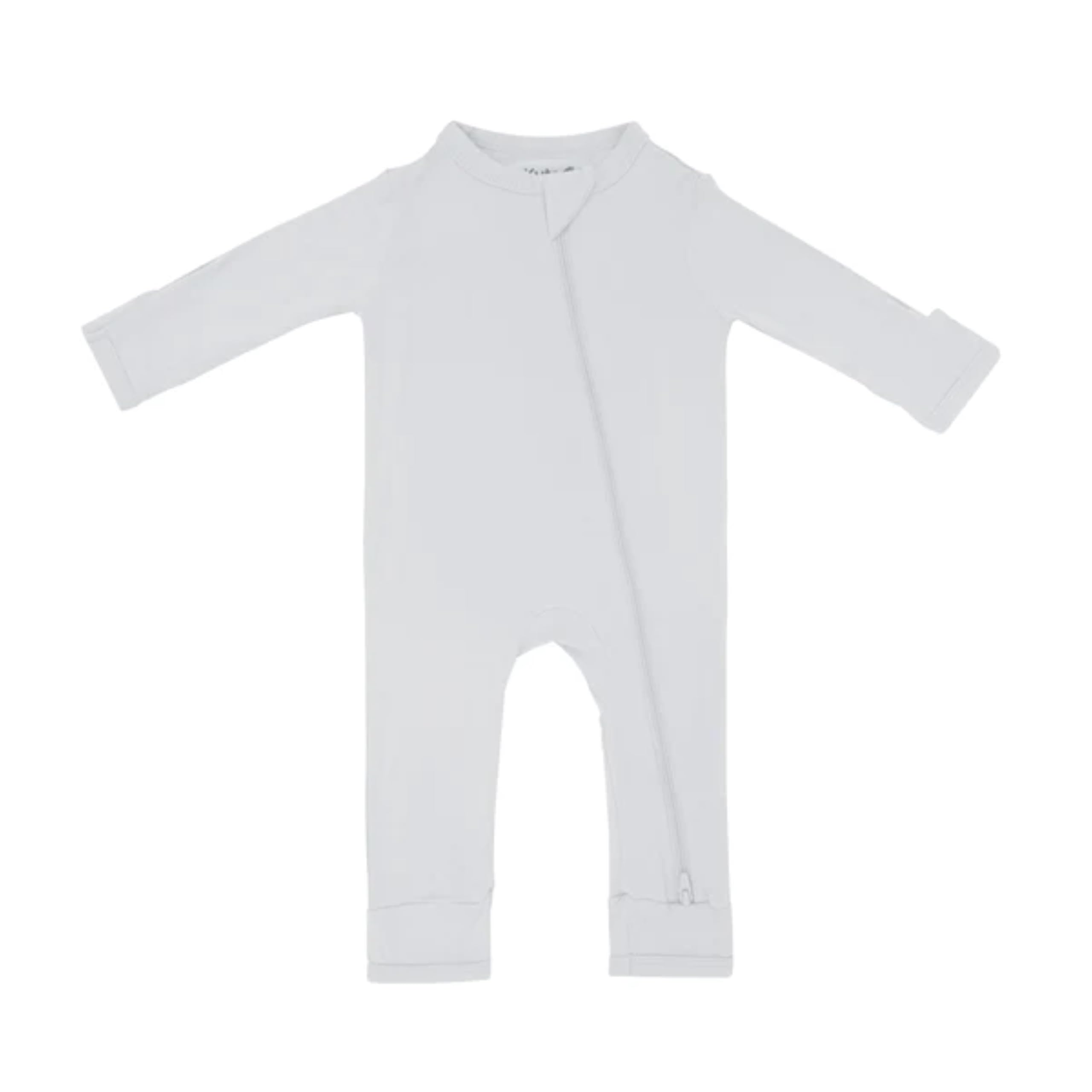 KYTE BABY Soft Bamboo Rayon Rompers, Zipper Closure, 0-24 Months (12-18 Months, Storm)
