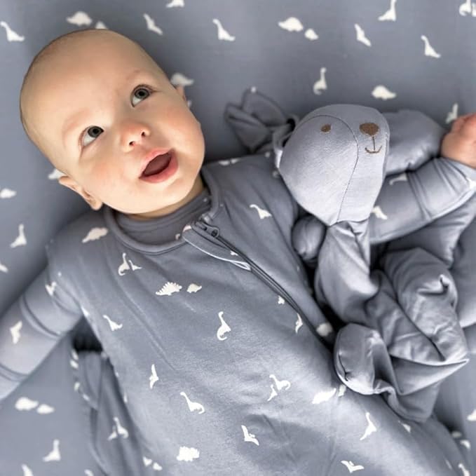 GUNAMUNA günamüna Unisex Baby, Toddler Wearable Blanket, Sleeping Bag Bamboo Rayon, Sleep Sack with Diaper Zipper, 1.0 TOG