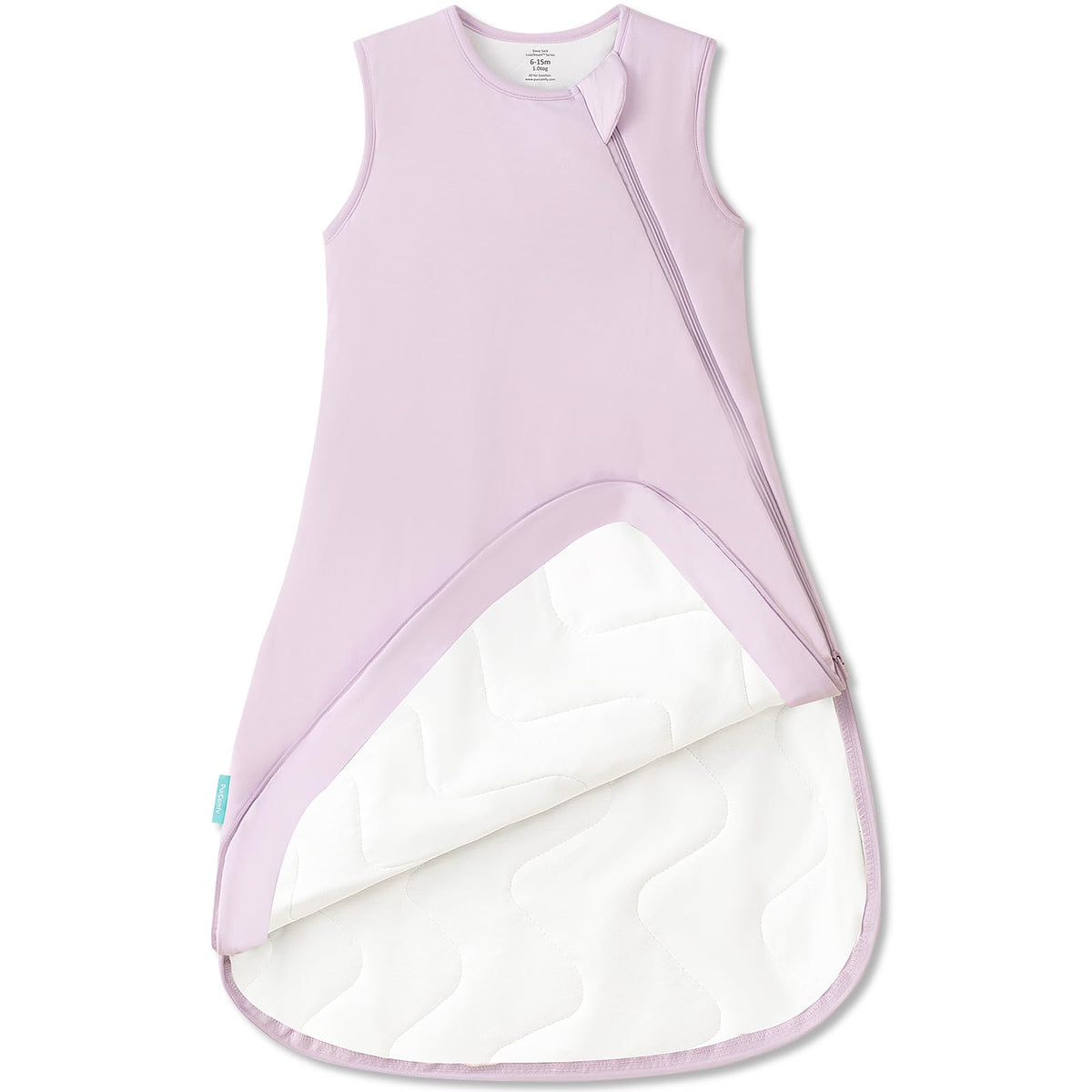 PurComfy Supersoft Sleep Sack 1.0 TOG, Bamboo Viscose, 0-3 Months, Dolphin