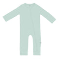 KYTE BABY Soft Bamboo Rayon Rompers, Zipper Closure, 0-24 Months (3-6 Months, Sage)