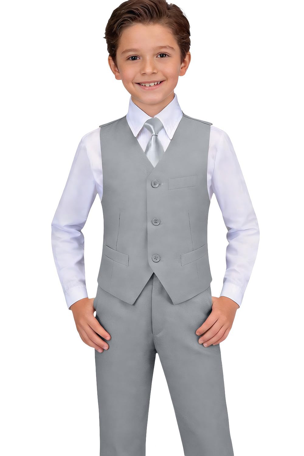 Boys Suit Formal Ring Bearer Outfit for Boy Kids Navy Blue Suits Size 14