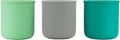 Pura my-my Silicone Trainer Cup 5oz/150ml - 100% Plastic Free, Reusable, Food Grade, Spill Proof Cups for Kids, Toddlers, Preschoolers, Babies & Infants - 3-Pack Slate, Mint & Moss