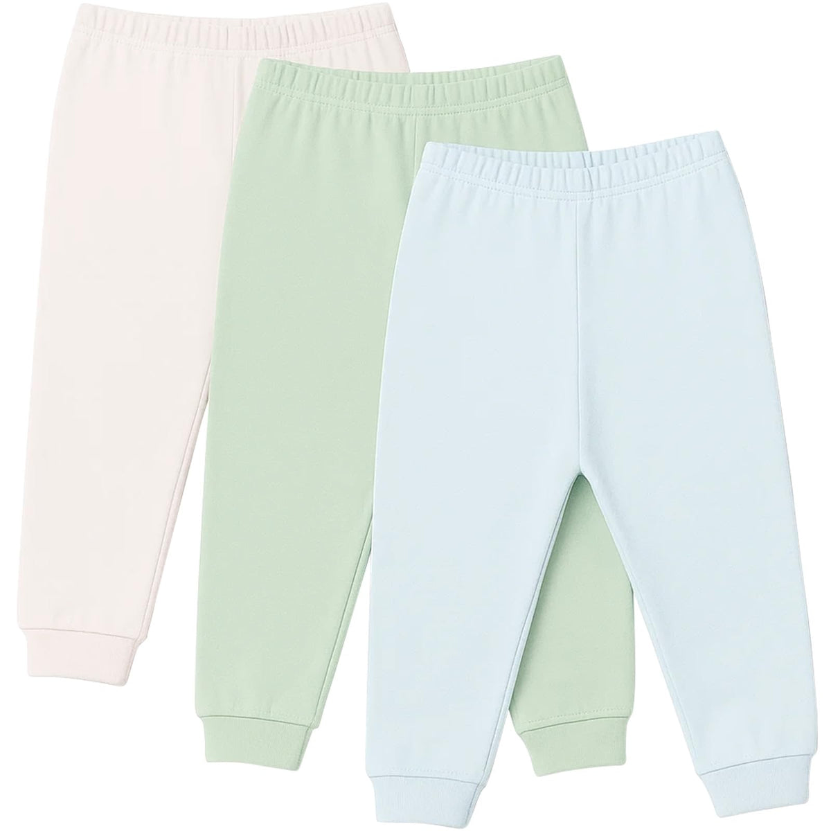 littogoose Baby & Toddler Jogger Pants, Soft Stretchy 3-Pack