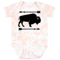 inktastic Buffalo Cute Animal Western Baby Bodysuit 24 Months Tie Dye Pink 2ae82