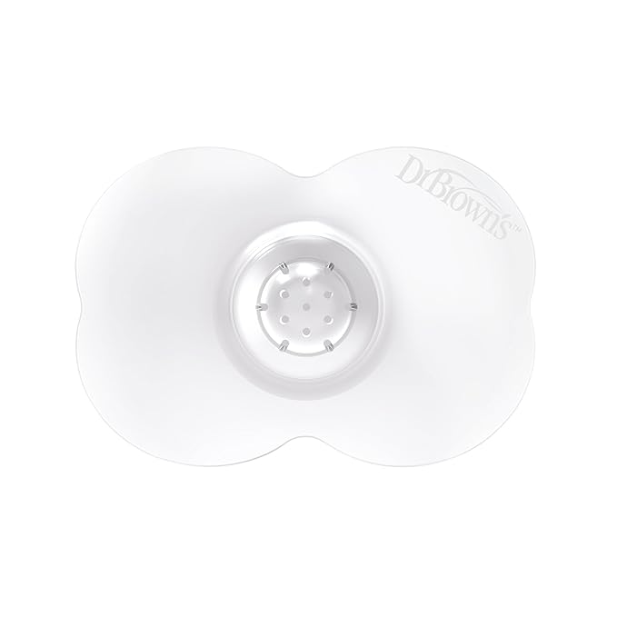 Dr. Brown's Butterfly Breastfeeding Nipple Shields for Protecting Sore, Flat or Inverted Nipples, Essential for Latching Difficulties with Microwave Sterilizer Carrying Case, 20mm