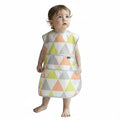 Plie Full Coverage Waterproof Feeding Bib for Toddlers – Extra Long Apron Bib for Mealtime, Self-Feeding, High Chair, Food Catcher, BPA-Free, Easy to Clean - Lime Triangle