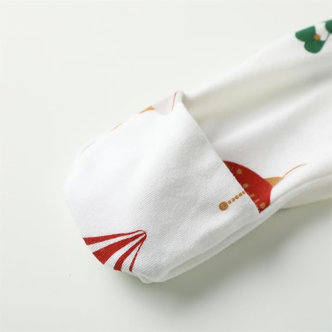 O2 BABY Baby Boys Girls Organic Cotton Zip-Front Sleeper Pajamas, Footed Sleep 'n Play