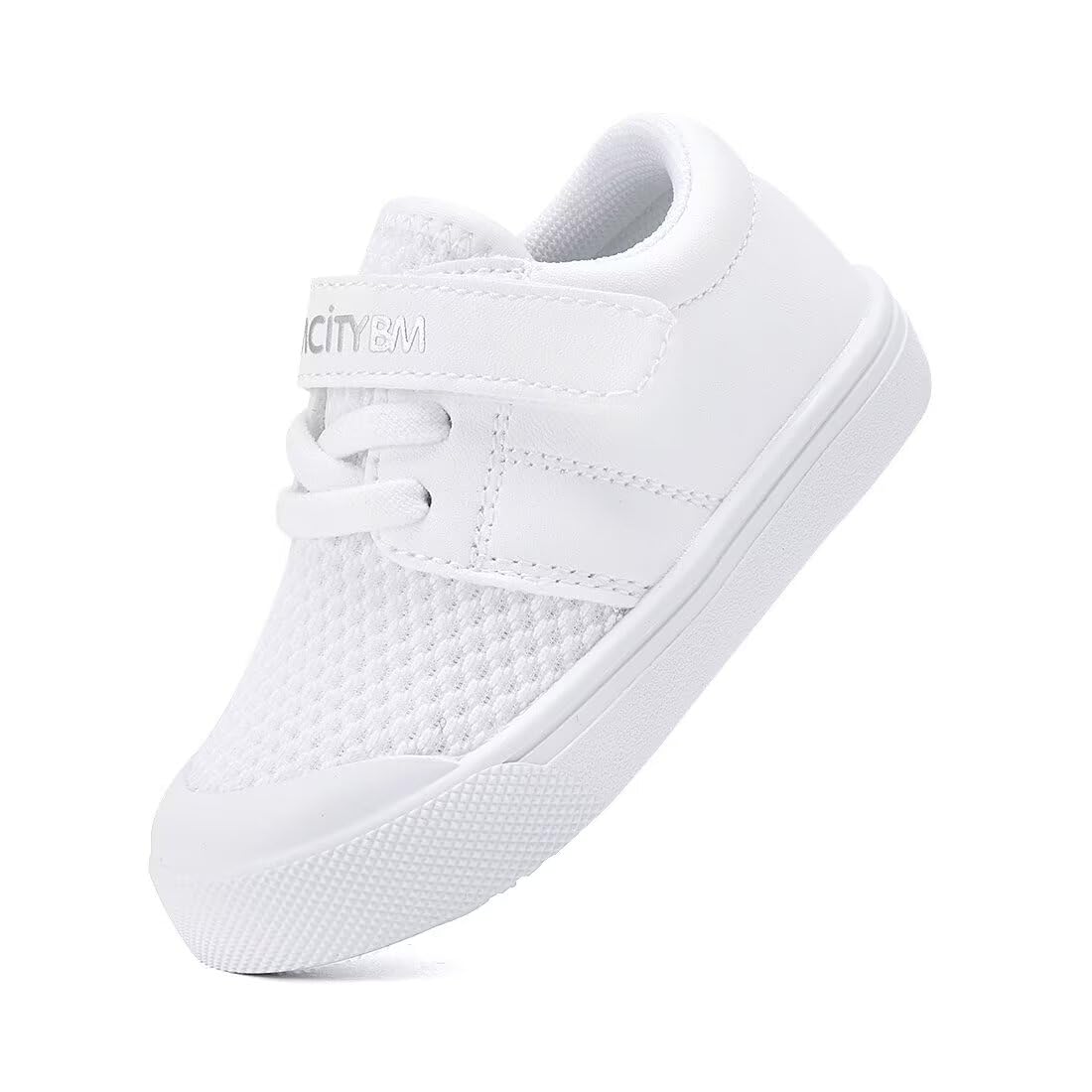 BMCiTYBM Toddler Walking Shoes Baby Boy Girl Barefoot Sneakers Grey Size 7