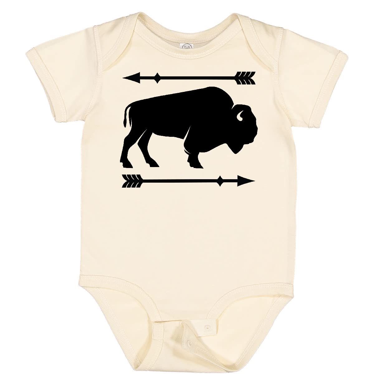 inktastic Buffalo Baby Bodysuit 12 Months Baseball Heather and Navy 2ae82