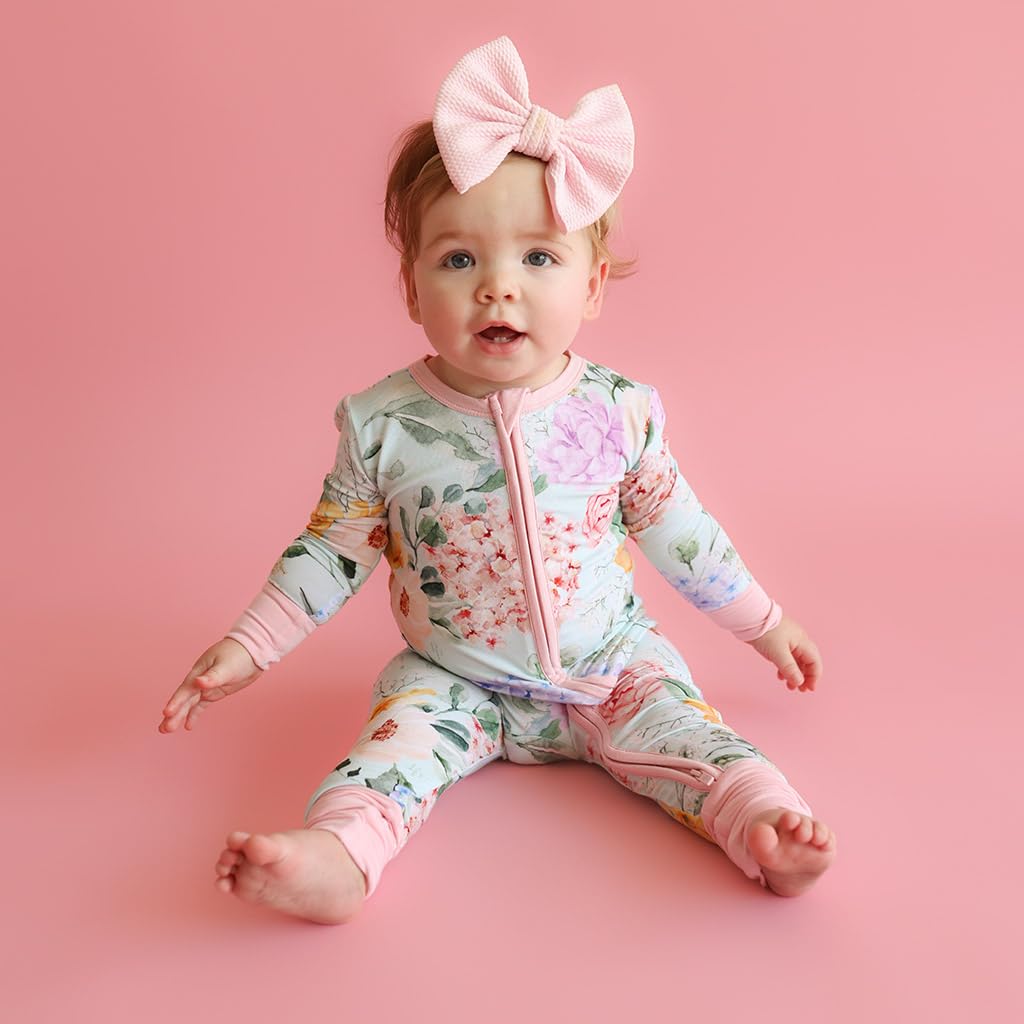 Posh Peanut Convertible Baby Sleepers, Toddlers Footless Pajamas for Girls